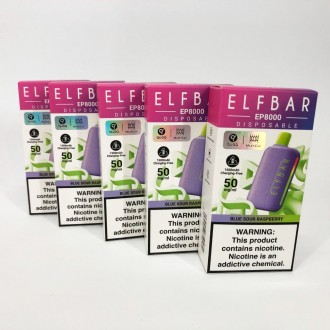Elf Bar EP 8000 відзначається стильним дизайном, великою ємністю картриджа, трив. . фото 3