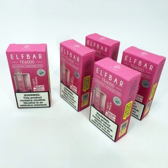 Представляємо вам Elf Bar TE6000 — одноразовий вейп із вмістом 50 мг/мл та. . фото 12