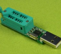 
USB-програматор 24C1024 FLASHEEPROM
24 -серії програматор зчитувач пам'яті апар. . фото 3