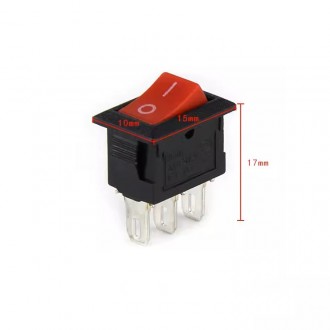 Якісний вимикач KCD1-11
Перемикач on-off, червоний, 3pin
Являє собою невеликий к. . фото 2