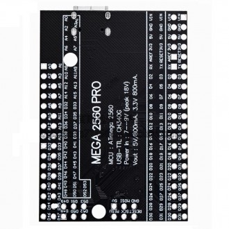 Arduino MEGA 2560 Pro Embed Micro-USB
Arduino MEGA2560 Pro Mini — це компактна й. . фото 3