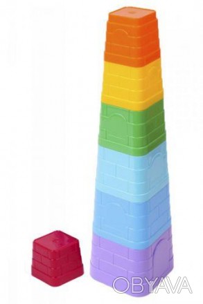 Классическая пирамидка, состоящая из 7-ми элементов.Блоки пирамидки можно исполь. . фото 1