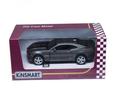 Машинка KINSMART "Chevrolet Camaro". Металева, інерційна, відкриваються двері, г. . фото 3