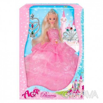 Кукла Ася в красивом бальном платье станет отличным подарком для юной принцессы.. . фото 1