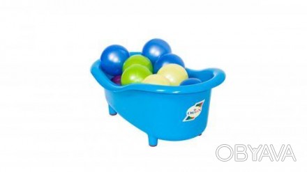 Ванночка с шариками (16 разноцветных шариков), большая. Пластиковая._
Бренд: Ori. . фото 1
