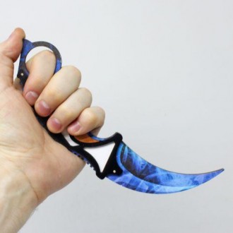 Модель ножа Керамбит из игры Counter Strike Global Offensive Материал: Березовая. . фото 6