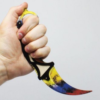 Модель ножа Керамбіт із гри Counter Strike Global Offensive Матеріал: Березова ф. . фото 6