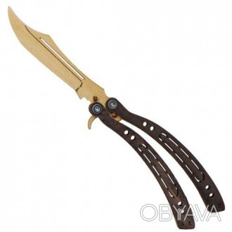 Модель ножа Метелик (Balisong) з гри Counter Strike Global Offensive Діюча модел. . фото 1