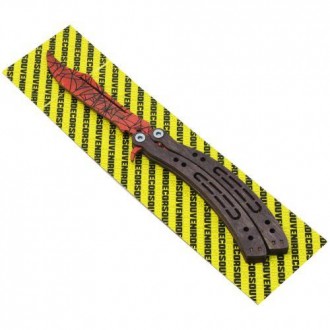 Модель ножа Метелик (Balisong) з гри Counter Strike Global Offensive Діюча модел. . фото 3