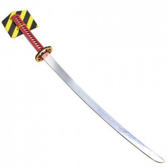Модель сувенірного меча "Катана хром". Довжина - 68 см. Виконано із добре відшлі. . фото 3