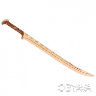 Модель меча сувенирная "Эльфийский меч". Длина - 68 см. Выполнено из хорошо отшл. . фото 1