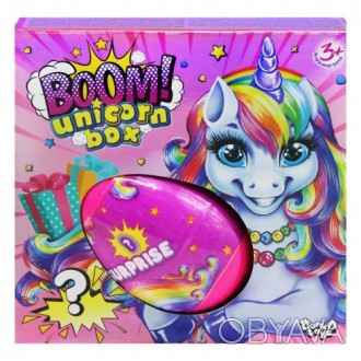 Іграшка-сюрприз "Boom! Unicorn Box" буде відмінним подарунком для дитини. У коро. . фото 1