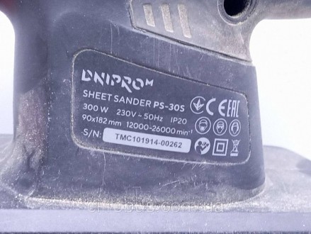 Шліфмашина вібраційна Dnipro-M PS-30S (80618000)
Потужність — найважливіша детал. . фото 4