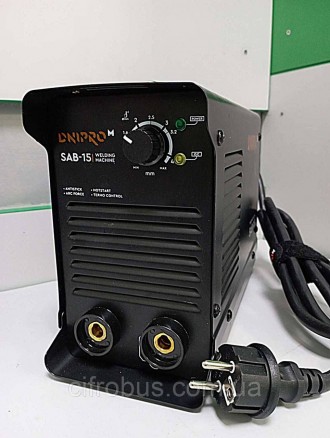Зварювальний інвертор Dnipro-M SAB-15 — базова модель для роботи з електродами д. . фото 6