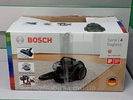 Bosch BGC1U1700 — це досить потужний і ефективний пилосос, що не потребує заміни. . фото 2