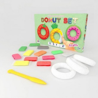 Набір для ліплення "Donut Set Animals" дозволить самостійно створити яскраві, не. . фото 3