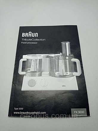 Можливості
Кухонний комбайн Braun FX 3030 Tribute — це нарізування, подрібнення,. . фото 3