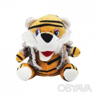 М'який милий тигр стане відмінним подарунком. Іграшка символ 2022 року. М'який т. . фото 1