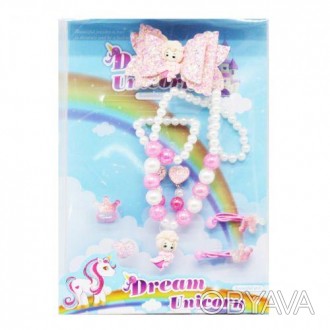Набір аксесуарів для дівчинки "Dream Unicorn" буде гарним подарунком дитині. У н. . фото 1