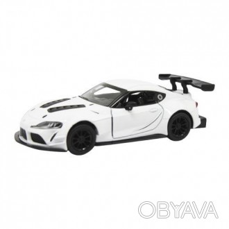 Машинка KINSMART "Toyota GR Supra Racing Concept". Металлическая, инерционная, о. . фото 1