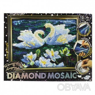 Набор креативного творчества "Алмазная живопись DIAMOND MOSAIC". На заготовку на. . фото 1