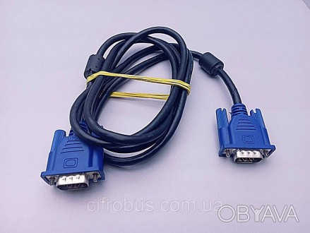 Оптимальне передавання аналогового сигналу
VGA-кабель з 15-контактними роз'ємами. . фото 1