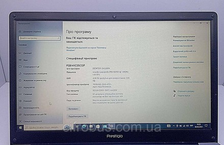 Prestigio SmartBook 141 C5 (Intel Celeron N3350 @ 1.1GHz/Ram 4GB/eMMC 64GB/Intel. . фото 10