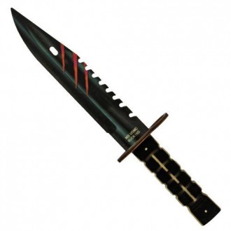 Нож сувенирный "M9 Bayonet" - штык нож. Материал: фанера. Длина ножа - 27 см, ши. . фото 2