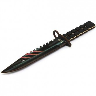 Нож сувенирный "M9 Bayonet" - штык нож. Материал: фанера. Длина ножа - 27 см, ши. . фото 4