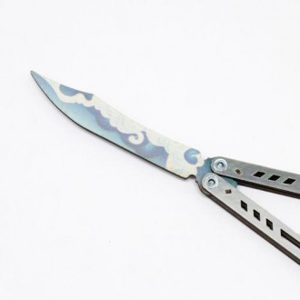 Нож сувенирный - бабочка. Материал: фанера. Длина ножа - 26.5 см, ширина ручки -. . фото 6