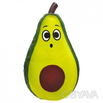 Мила іграшка-антистрес у вигляді авокадо із забавною мордочкою. Наповнена пісочн. . фото 1