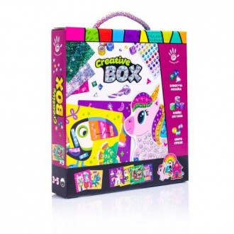 З набором для творчості "Creative Box" дитина зможе створити яскраву, блискучу к. . фото 2