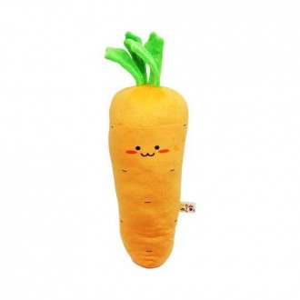 Оригинальная игрушка-обнимашка в виде морковки с милой мордочкой. Игрушка очень . . фото 2