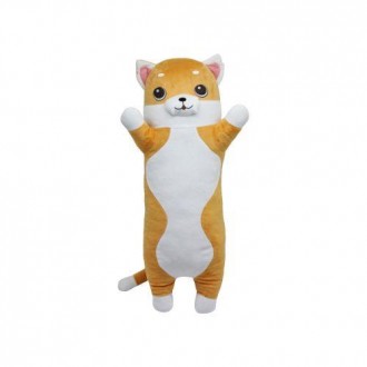 Очаровательная игрушка-обнимашка в виде рыжего котика. Игрушка очень мягкая, при. . фото 2