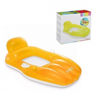 Надувной шезлонг "Chillʼn Float" могут использовать как взрослые, так и дети. Пр. . фото 2