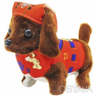 Мила собачка в костюмі, натхненному мультфільмом "Щенячий патруль". Вміє бігати,. . фото 1