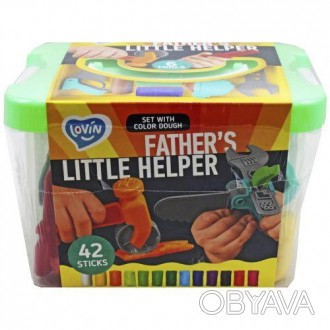 Большой набор с тестом для лепки "Fathers little helper", играя с которым ребено. . фото 1