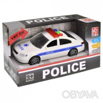 Полицейская инерционная машина - это игрушечное транспортное средство, имитирующ. . фото 1