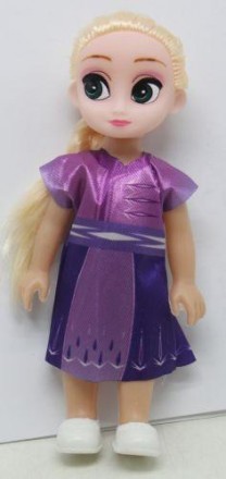 Маленькая кукла в виде героини известного мультфильма "Холодное сердце". 2 вида . . фото 4