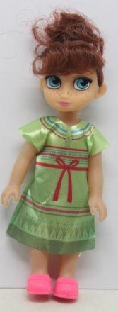 Маленькая кукла в виде героини известного мультфильма "Холодное сердце". 2 вида . . фото 3