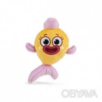 Милая мягкая игрушка в виде забавного героя мультсериала "Baby Sharkʼs Big Show". . фото 1