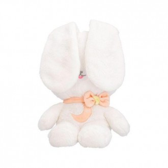Мягкая игрушка Peekapets – белый кролик. Очень мягкая и приятная на ощупь. Кроли. . фото 4