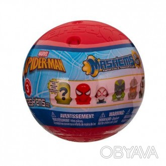 Игрушка-сюрприз в шаре с любимыми героями Spiderman от Marvel. В наборе есть одн. . фото 1