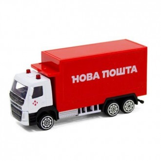 Игрушка в виде грузовика Volvo. Металлическая кабина придает игрушке прочность и. . фото 2