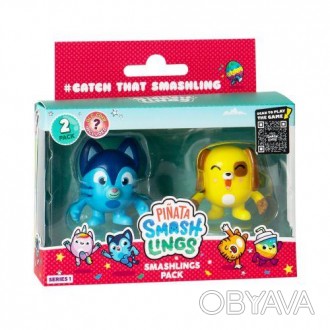 Дві чарівні фігурки персонажів гри "Pinata Smashlings". Іграшки виконані із щіль. . фото 1