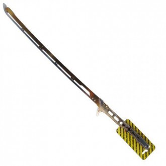 Модель меча сувенирная "Киберкатана GOLD". Длина - 72 см. Выполнено из хорошо от. . фото 2