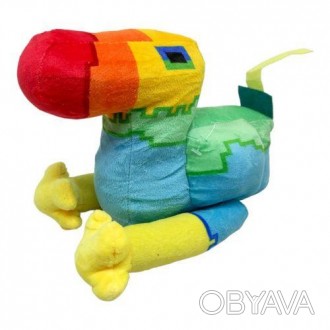 Мягкая игрушка в виде героя из вселенной "Minecraft". Игрушка изготовлена из при. . фото 1