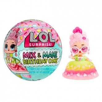 Яркий набор с куколкой "LOL" серии "Birthday". Куколка этой серии имеет оригинал. . фото 2