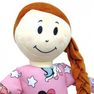 Мʼяка лялька-обіймашка - це ніжна іграшка у вигляді дівчинки, яка призначена для. . фото 3