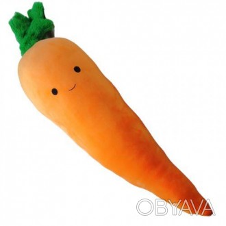 Оригинальная игрушка-обнимашка в виде морковки с милой мордочкой. Игрушка очень . . фото 1